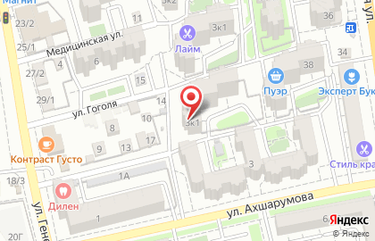 Продовольственный магазин на ул. Ахшарумова, 3 к1 на карте