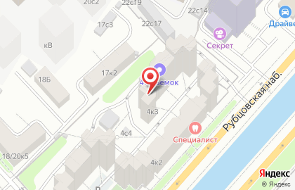 Московская коллегия адвокатов Защита на Рубцовской набережной на карте