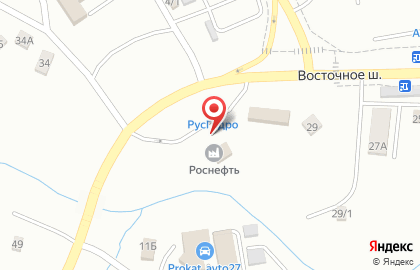 Роснефть в Хабаровске на карте