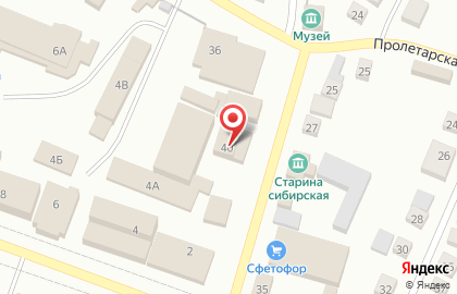 Супермаркет Магнит в Омске на карте