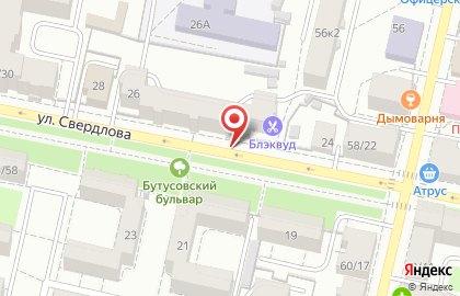 Компания Натяжные потолки ЭВИТА на улице Свердлова на карте