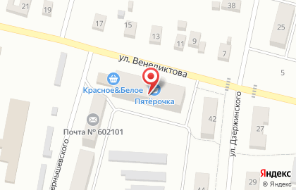 Супермаркет Пятерочка во Владимире на карте