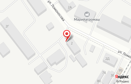 Служба эвакуации автомобилей на улице Ломоносова на карте