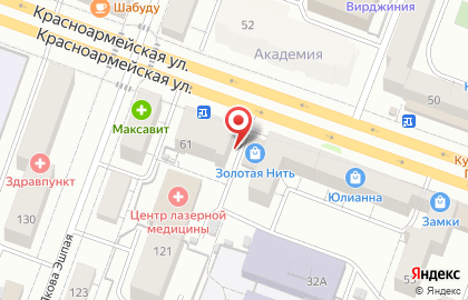 Мебельный салон Верона на Красноармейской улице на карте