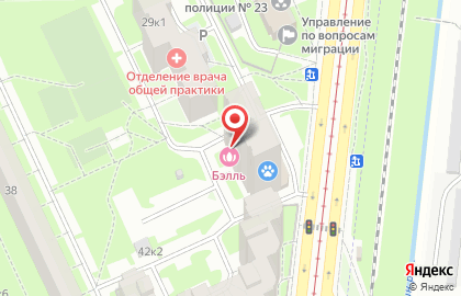 Ателье в Санкт-Петербурге на карте
