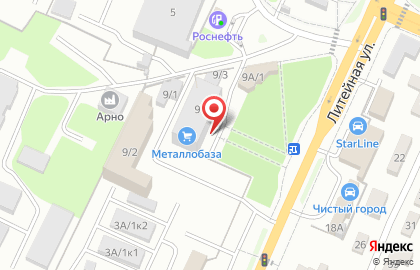 Магазин керамической плитки Мир керамики на Литейной улице на карте
