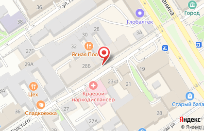 Торгово-сервисная компания на улице Льва Толстого на карте