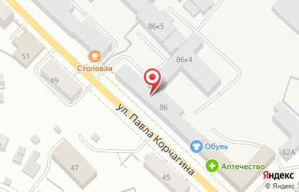 Производственно-торговая компания ДПК-Киров на улице Павла Корчагина на карте