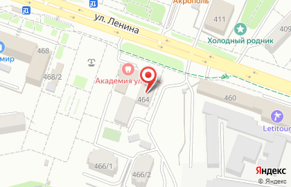 Стоматология Академия улыбок на улице Ленина на карте