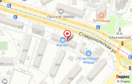 Зоомагазин Petshop.ru на ​Ставропольской улице на карте