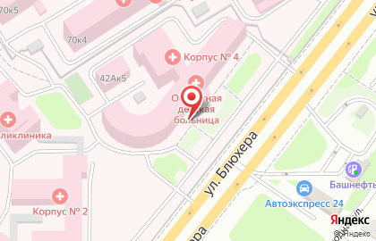 Областная детская клиническая больница на улице Воровского на карте