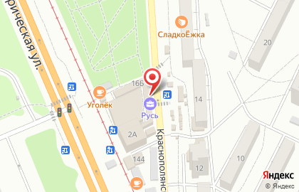 Магазин электрохозтоваров на Краснополянской улице на карте