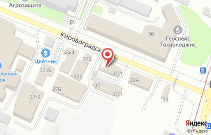 Торговая компания Профснаб на Кировоградской улице на карте