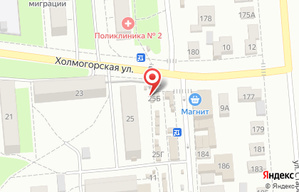 Кафе быстрого питания Art Kebab на Холмогорской улице на карте