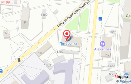 Суши-бар СушиStore на Новоалексеевской улице на карте