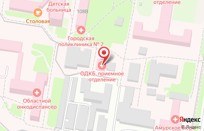 Амурская областная детская клиническая больница на карте