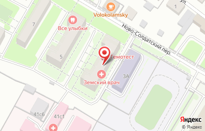 Гемотест на улице Ново-Солдатский на карте