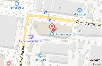 Паркет 73 на улице Лобачёва на карте