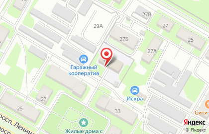 Частный детский сад Академия на проспекте Ленина на карте