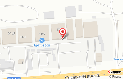 Группа компаний Центр Кровли на Северном проспекте на карте