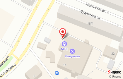 Салон связи и цифровой техники Связной на улице Островского на карте
