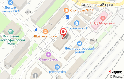 Магазин по продаже фруктов и овощей, ИП Мадар А.А. на карте