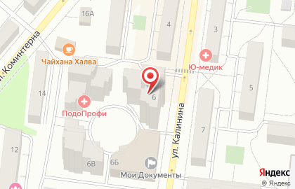 Агентство экономической безопасности на Калинина на карте