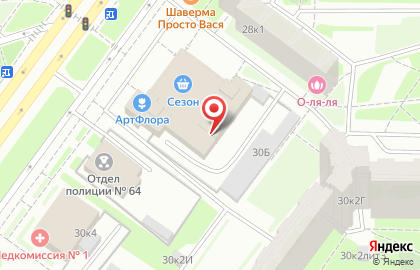 Банк втб Северо-запад (круглосуточно) на проспекте Маршала Жукова на карте