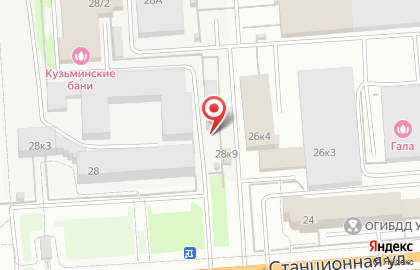 Шиномонтажная мастерская на Станционной, 28 к9 на карте