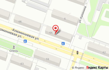 Микрокредитная компания Национальная заемная на Алюминиевой улице на карте