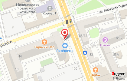 Банкомат Авангард на Советской улице на карте