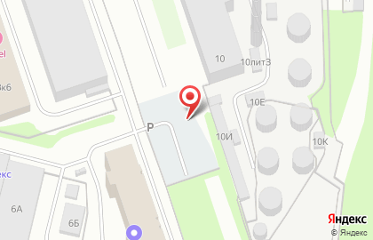 Автостоянка на Шафировском проспекте, 8Б на карте