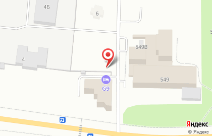Отель G9 на карте