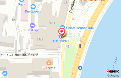 Банкомат СберБанк на Дербеневской улице, 24 стр 3 на карте
