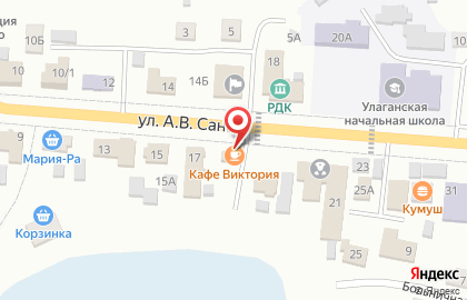 Кафе Виктория в Горно-Алтайске на карте