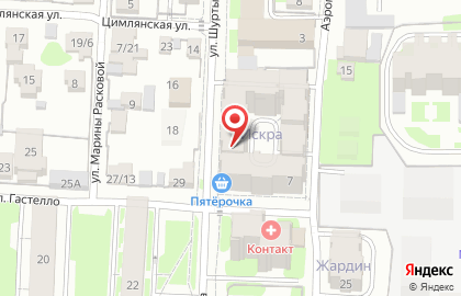 Магазин у дома Бристоль на улице Шуртыгина на карте