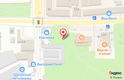 Дикси в Шатуре (пр-кт Ильича д 52) на карте