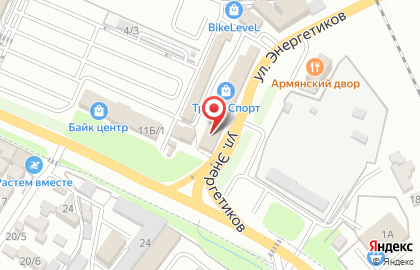 Мебельный салон Яна на улице Энергетиков на карте
