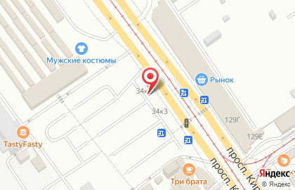 Киоск колбасной продукции на карте