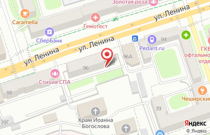 Багетная мастерская Леон на улице Ленина на карте