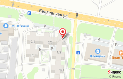 Магазин автотоваров на Центральной улице на карте