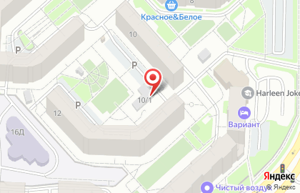 Автостоянка в Красноярске на карте