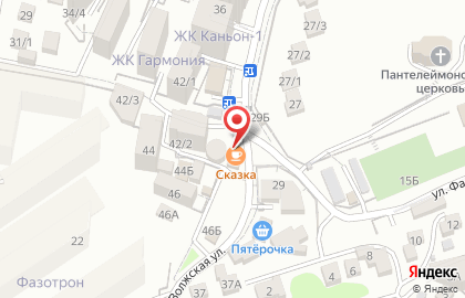 Кафе Сказка в Центральном районе на карте