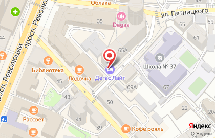 Отель Дегас на карте