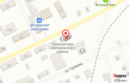 Прокуратура Заиграевского района на карте