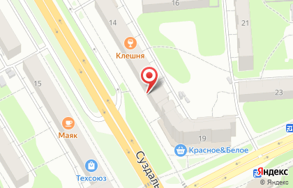 Банкомат ВТБ на Суздальском проспекте, 14 на карте