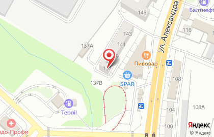 Сеть стрит-фуд кафе Ростерхит в Ленинградском районе на карте