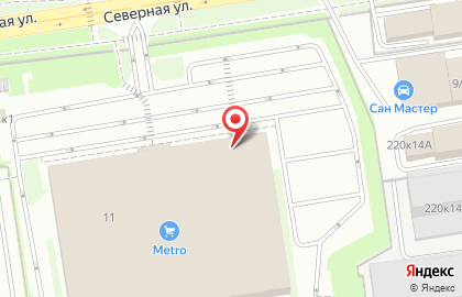 Торгово-оптовый центр METRO Cash & Carry в Заельцовском районе на карте