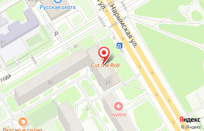 Супермаркет Лидер экономии на метро Красный проспект на карте