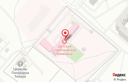 Городская детская больница в Волгограде на карте